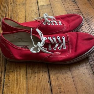 Vans Red Shoes